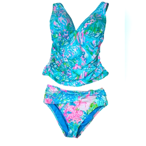 Lilly Pulitzer Swim Lilly Pulitzer Halter Top Tankini Swimwear